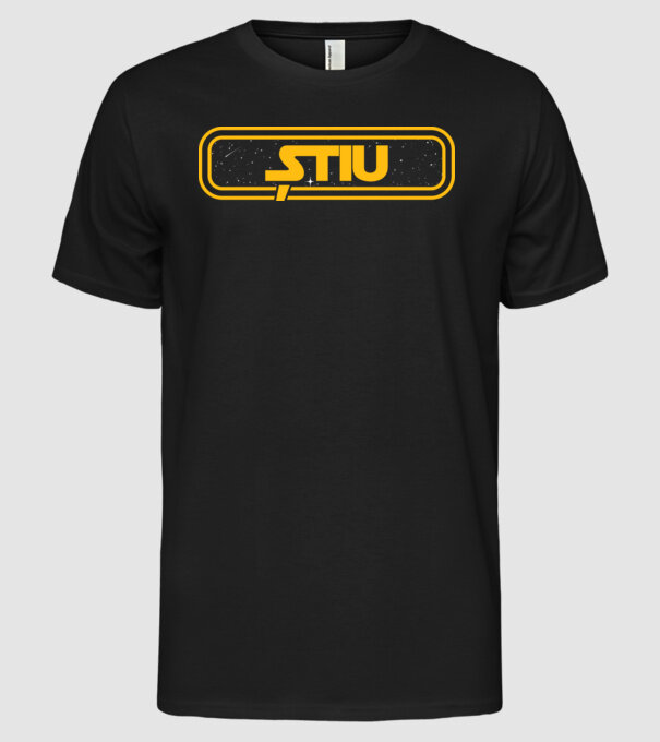 Starwars couple shirt model negru pe tricou