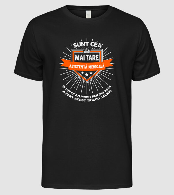 Sunt cea mai tare asistentă medicală și tot ce am primit pentru asta a fost acest tricou jalnic model negru pe tricou