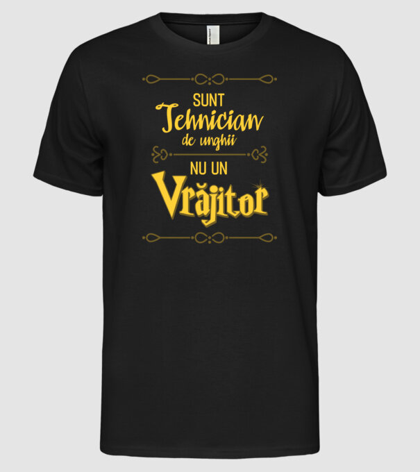 Sunt tehnician de unghii, nu un vrăjitor model negru pe tricou
