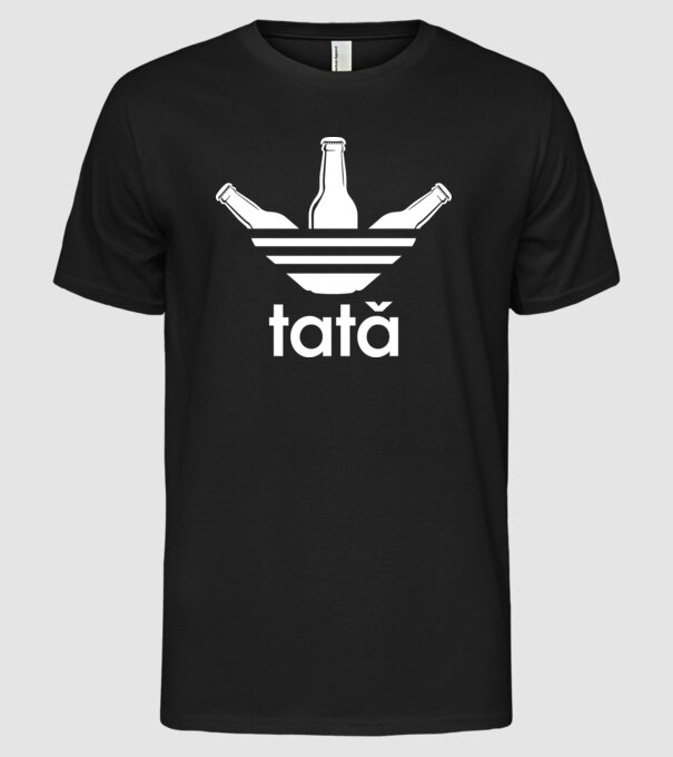 Tatadidas model negru pe tricou