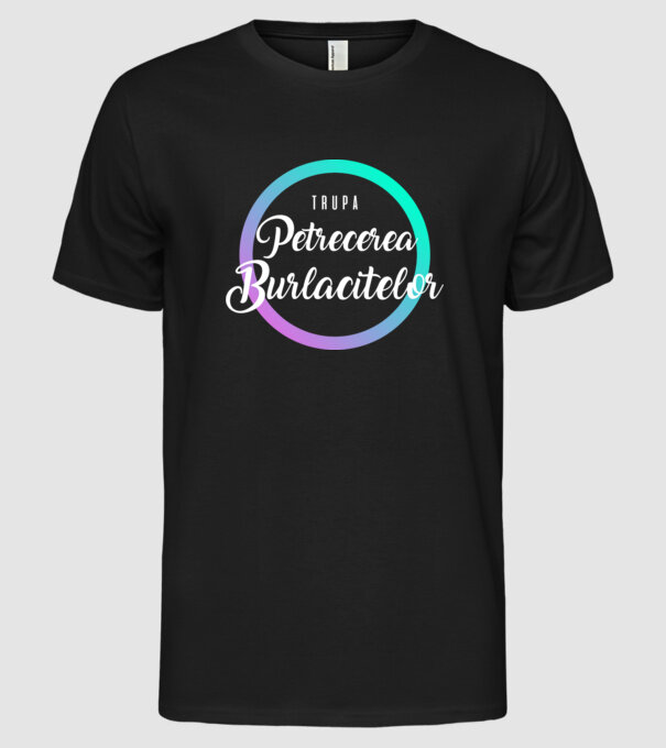 trupa petrecerea burlăcitelor model negru pe tricou