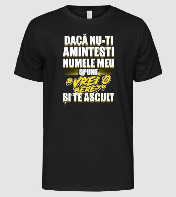 Dacă nu-ți amintești numele meu, spune