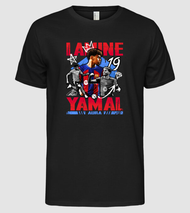 Yamal tribute model negru pe tricou