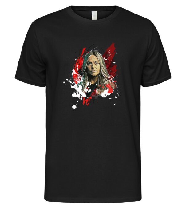  model  pe tricou