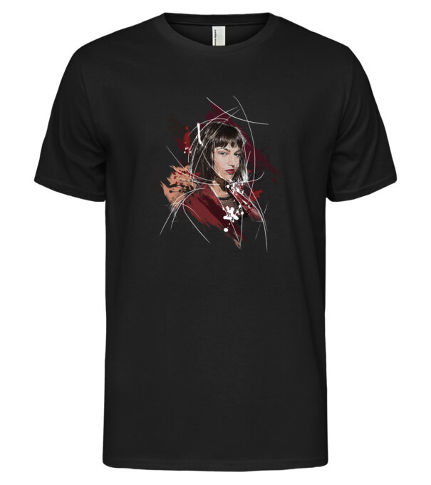  model  pe tricou