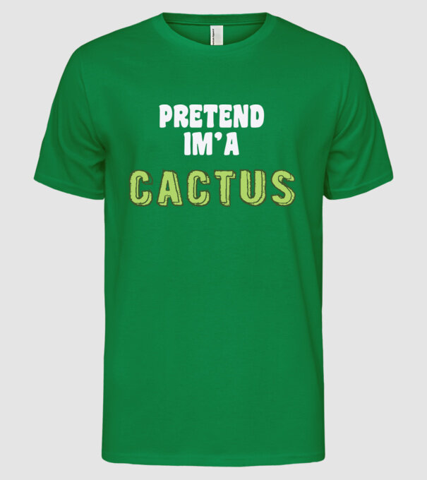 Cactus carnaval model verde pe tricou