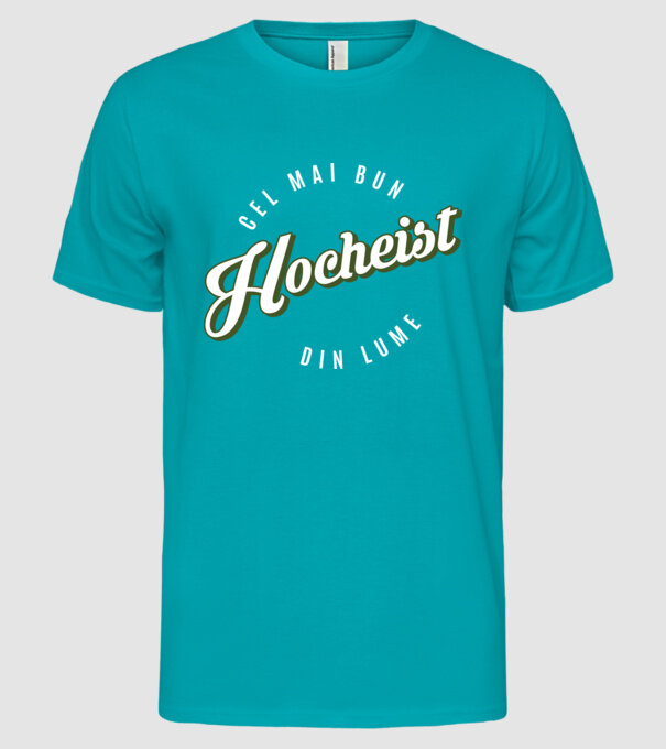 Cel mai bun Hocheist din lume model turcoaz pe tricou