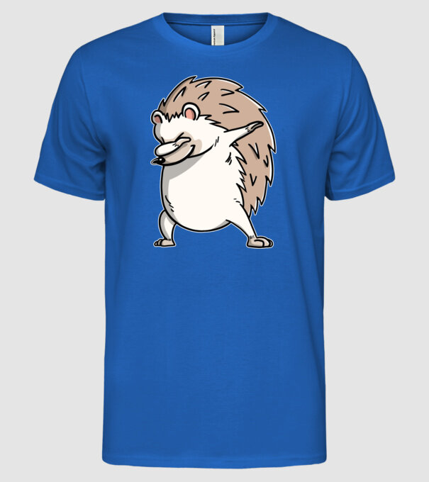 Arici DAB model albastru regal pe tricou