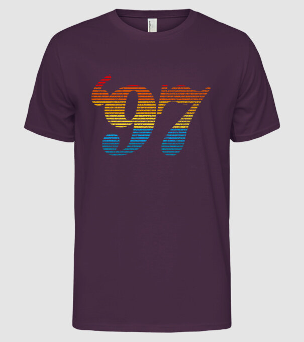 Retro Birthday 1997 model mov pe tricou
