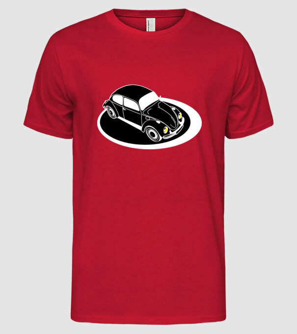 Insectă 3 culori model roșu pe tricou