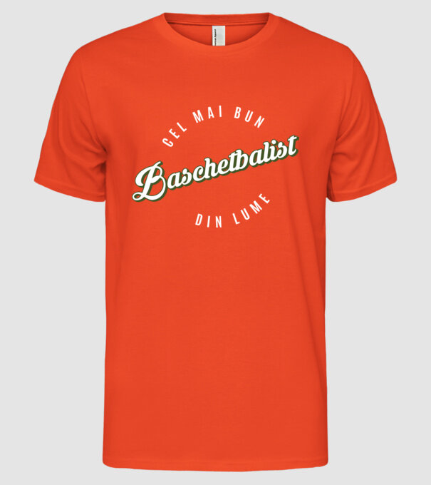 Cel mai bun Baschetbalist din lume model portocaliu pe tricou