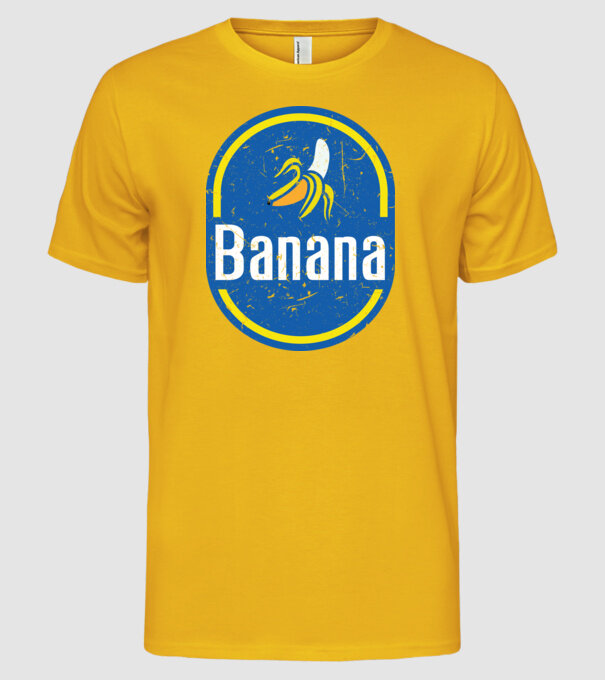 Banane carnaval model galben pe tricou