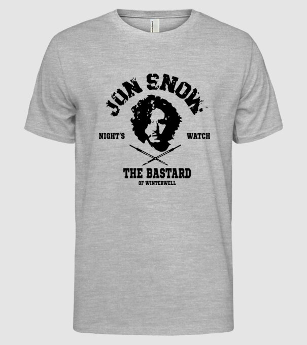 'Jon Snow Night''s Watch' model gri pe tricou