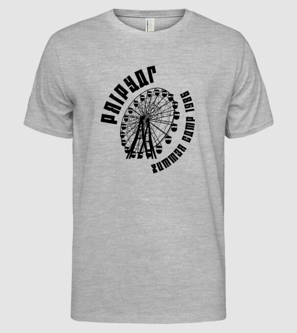 Prypiat summer camp model gri pe tricou
