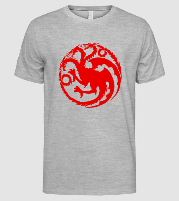 Targaryen model gri pe tricou
