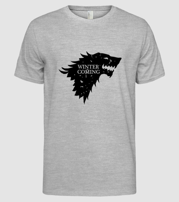 Winter is Coming model gri pe tricou