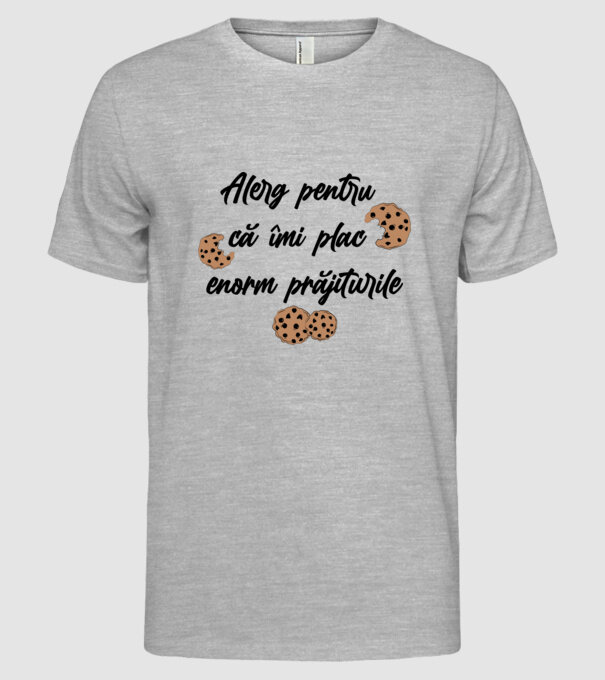 Alerg pentru că îmi plac enorm prăjiturile model gri pe tricou