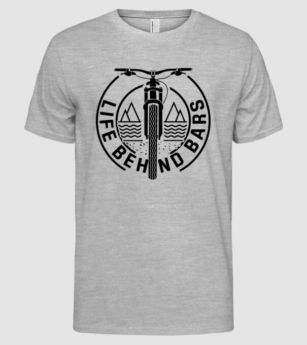 Life behind bars model gri pe tricou