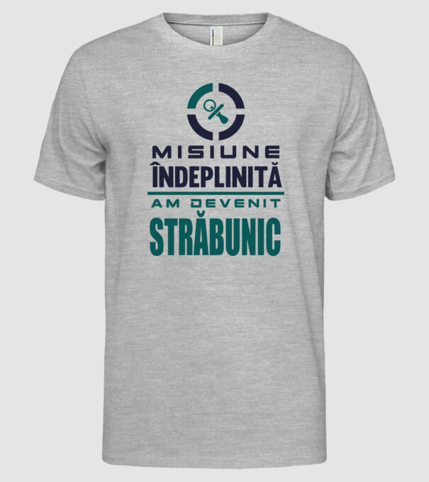 misiune îndeplinită - am devenit străbunic model gri pe tricou