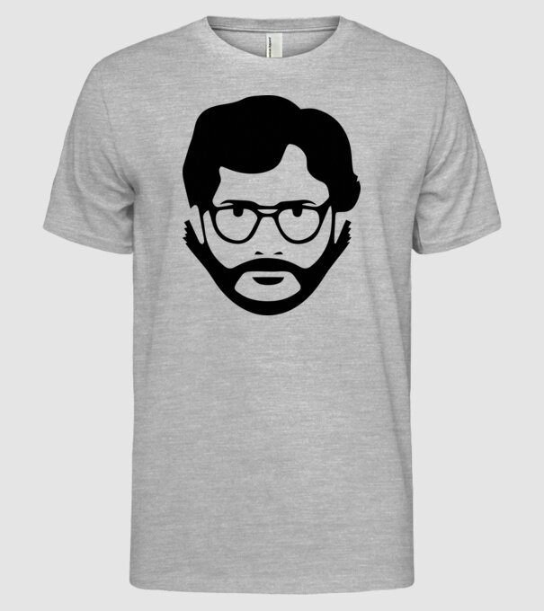 professor simple model gri pe tricou