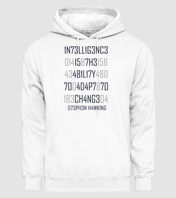 5Z3PH3N H4WK1NG model alb pe tricou