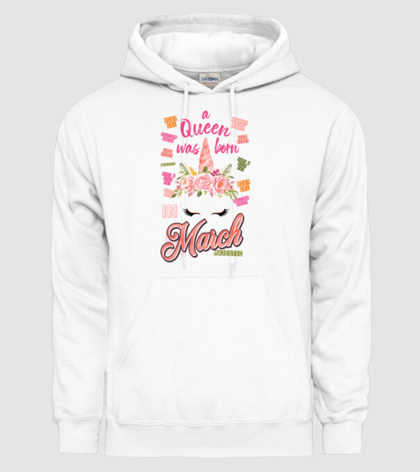 A queen was born in MÁRCIUS model alb pe tricou