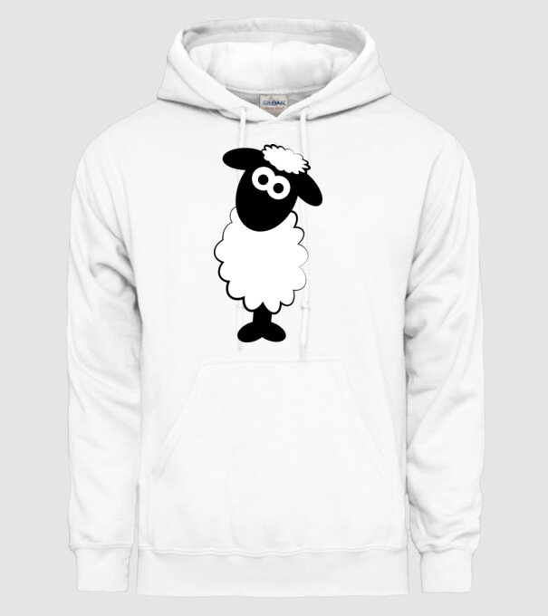 Mieluț model alb pe tricou