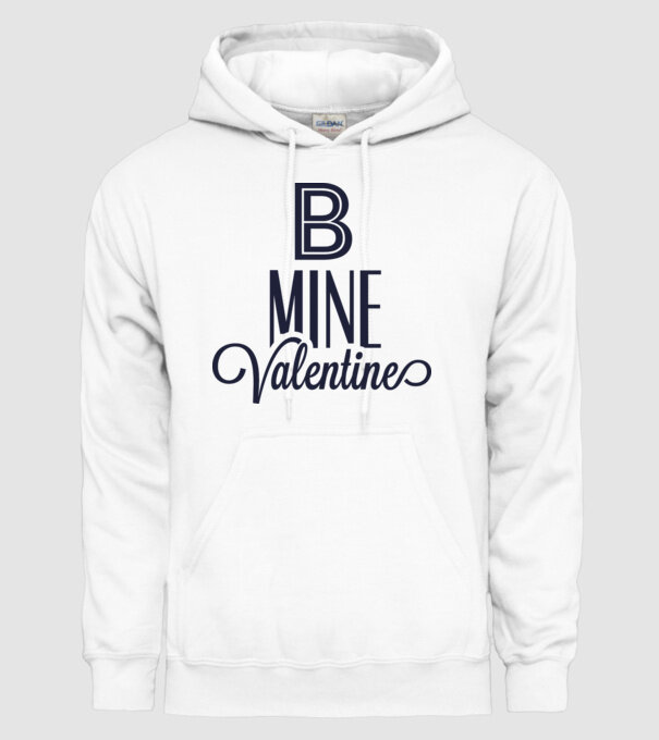 Be my Valentine! model alb pe tricou