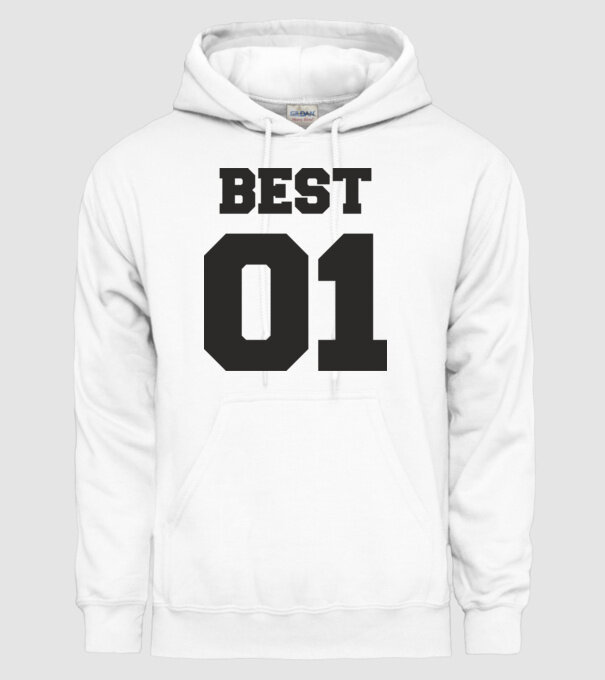 Best 01 model alb pe tricou
