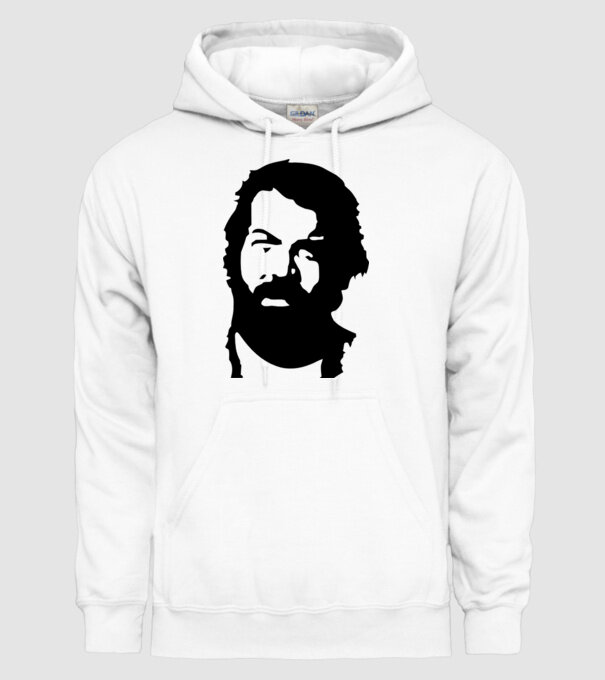 Bud Spencer model alb pe tricou