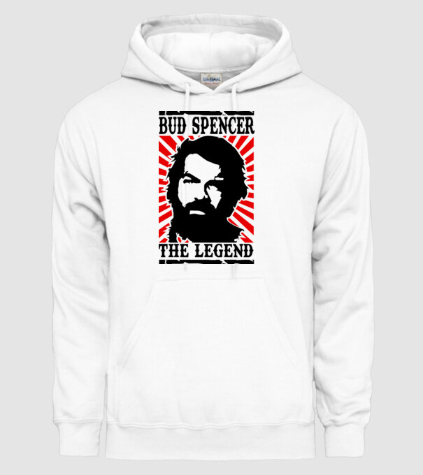 Bud Spencer Legend model alb pe tricou
