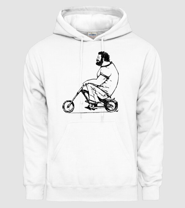 Bud Spencer Retro model alb pe tricou
