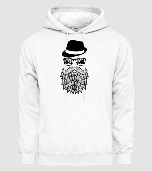 Daddy Cool model alb pe tricou
