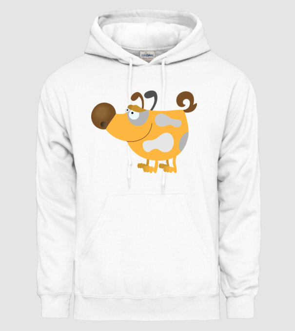 model alb pe tricou