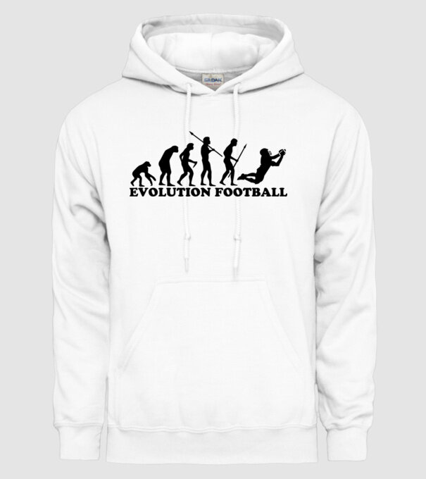 Evolution of football model alb pe tricou