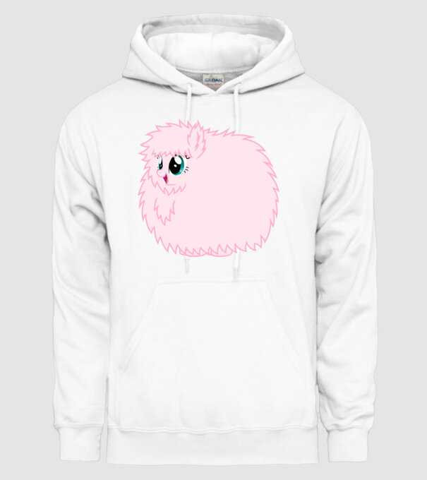 Fluffle Puff model alb pe tricou