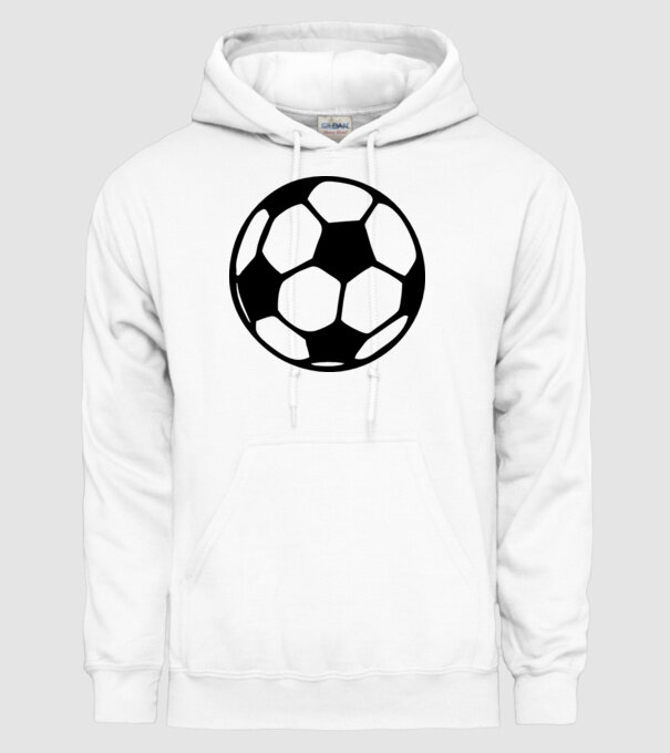 minge fotbal model alb pe tricou
