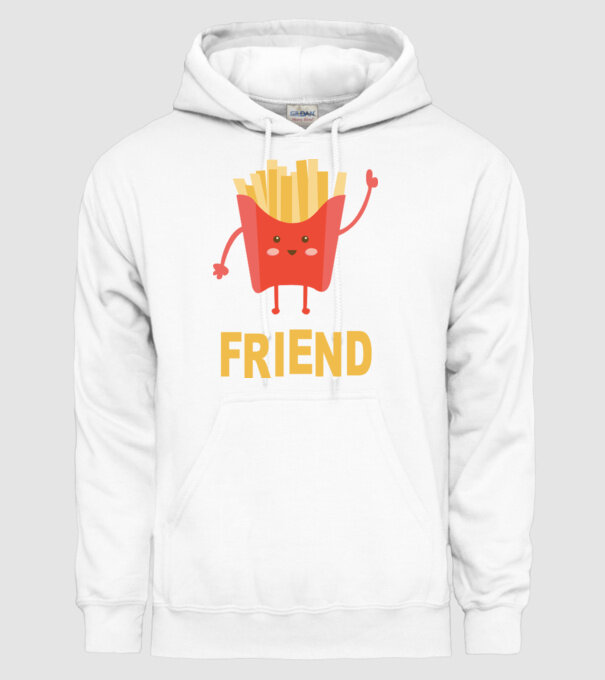 Friends cartofi model alb pe tricou