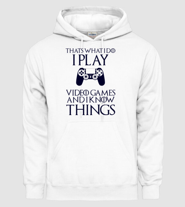 Gaming of Thrones model alb pe tricou