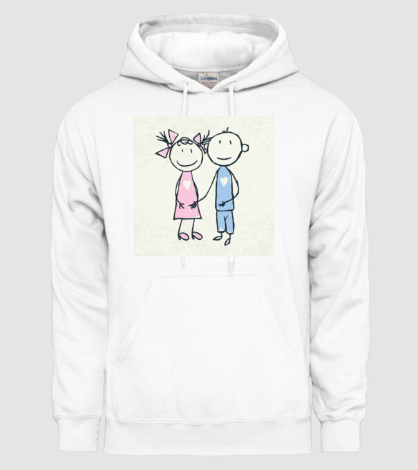 dragoste de copii model alb pe tricou