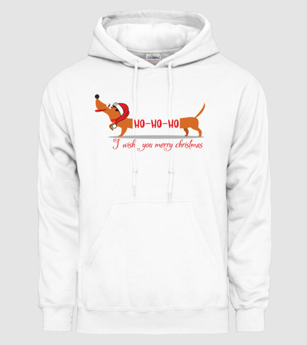 HoHoHo model alb pe tricou