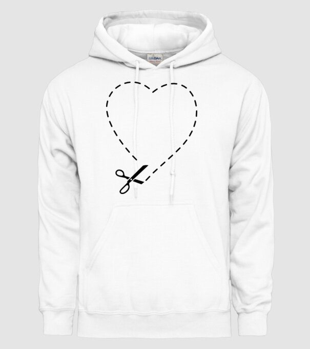 How to cut a Heart model alb pe tricou