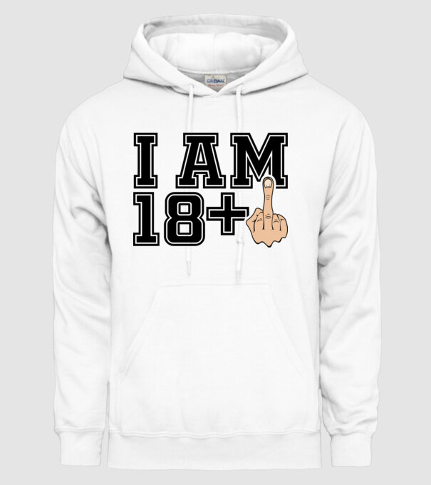 Funny Birthday I am 19 model alb pe tricou