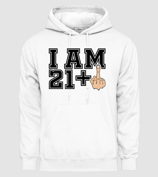 Funny Birthday I am 22 model alb pe tricou