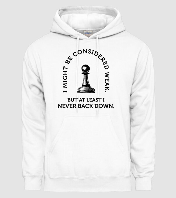 I might be considered weak lght model alb pe tricou