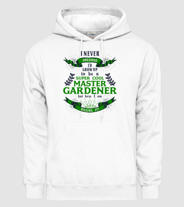 I never dreamed gardener lght model alb pe tricou