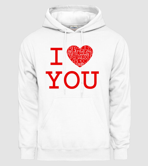 I Really Just Want To Have Sex With You model alb pe tricou
