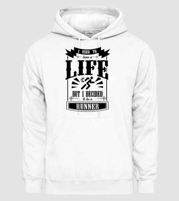 I used to have a life ATLET model alb pe tricou