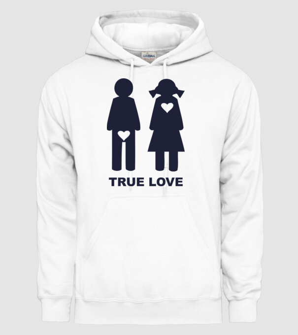 Dragoste Adevărată model alb pe tricou