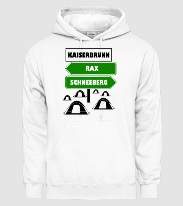 Kaiserbrunn model alb pe tricou